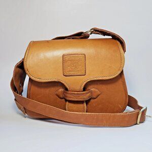 Vintage Genuine Leather Women Artisan Saddle Handmade Tan Boho Cross Body Bag